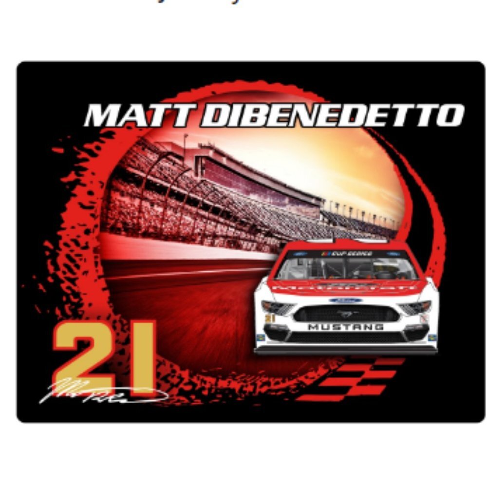 Matt DiBenedetto Sublimated Mouse Pad - Black